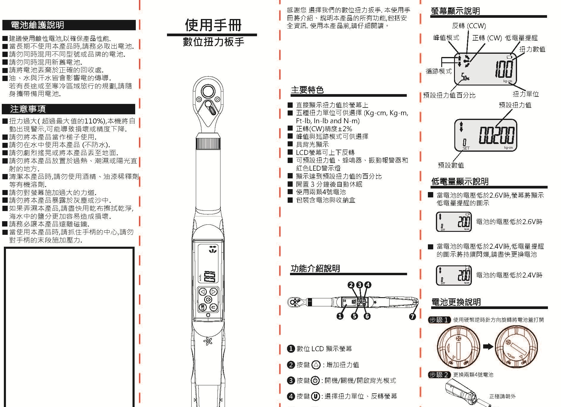數位扭力扳手S系列